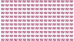 Näytä tarkkaavaisuutesi ja löydä piilotettu kirjain numeroiden joukosta 7 sekunnissa – testaa taitosi lopussa